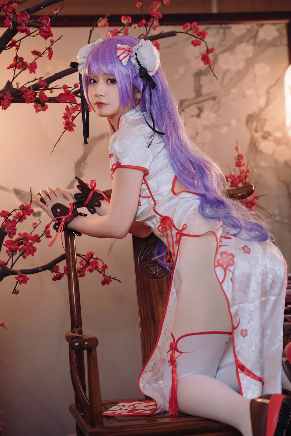 猫大人 - 碧蓝航线 独角兽 旗袍 [22P-348MB] tg@simisebaisi 【丝足阁】020.webp